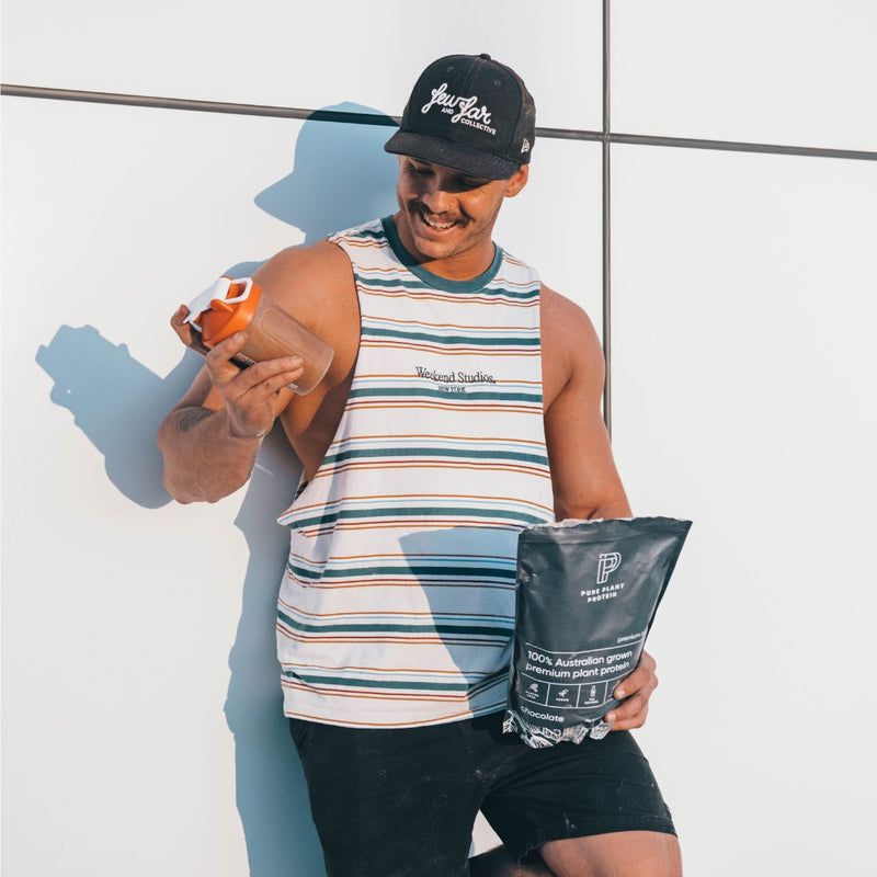 Chocolate vegan protein powder